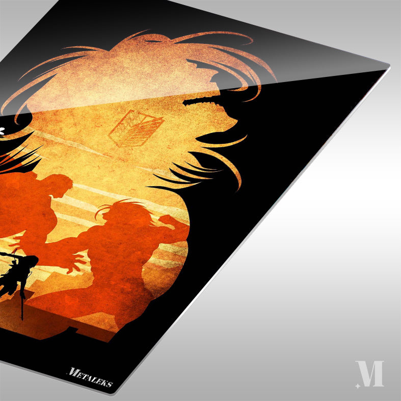 Minimalist Silhouette Attack on Titan 1