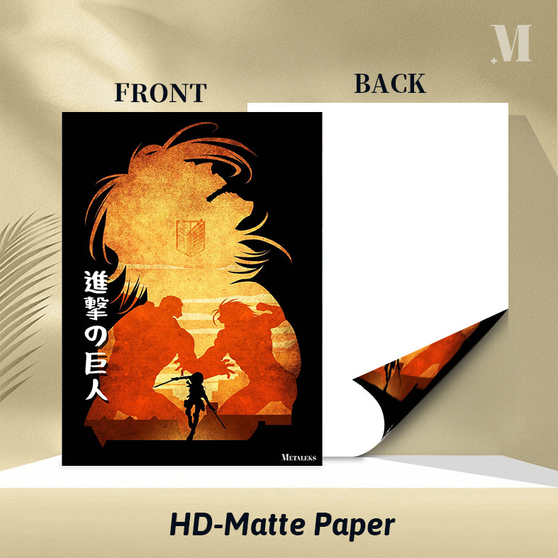 Minimalist Silhouette Attack on Titan 1