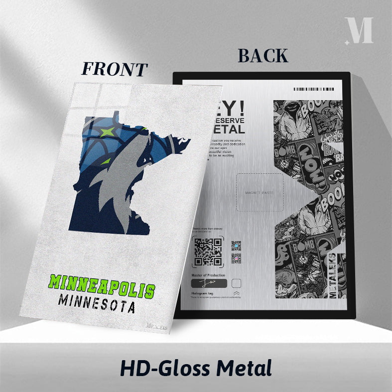 Minnesota Timberwolves Minneapolis Minnesota State Map