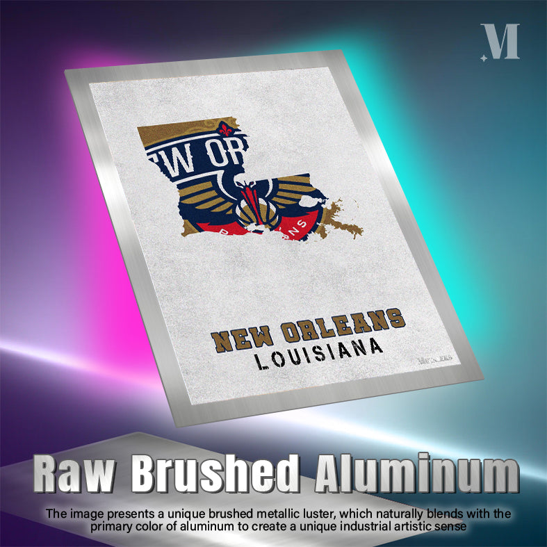New Orleans Pelicans New Orleans Louisiana State Map