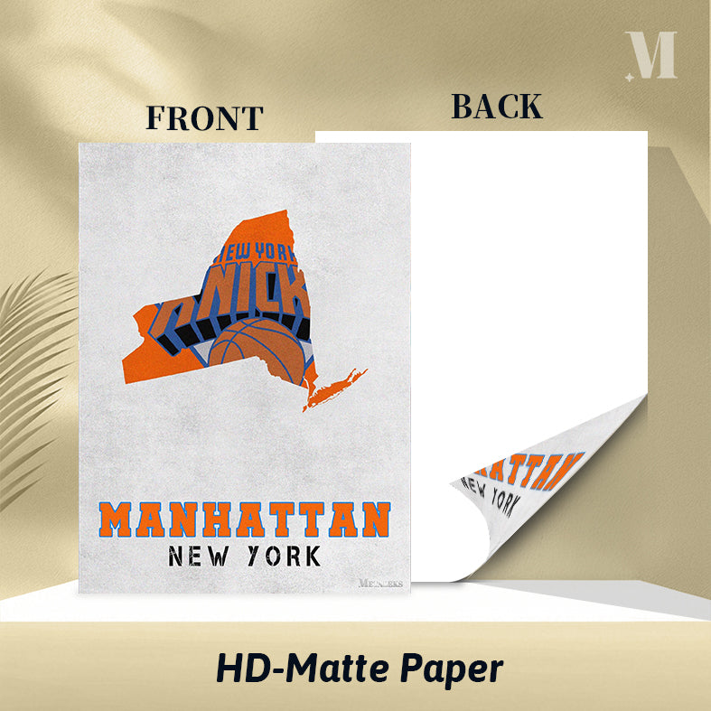 New York Knicks Manhattan New York State Map02