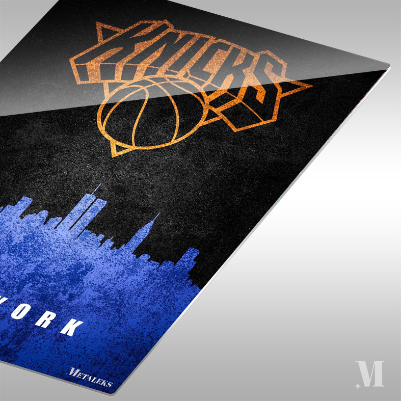 New York Knicks Manhattan New York State Map