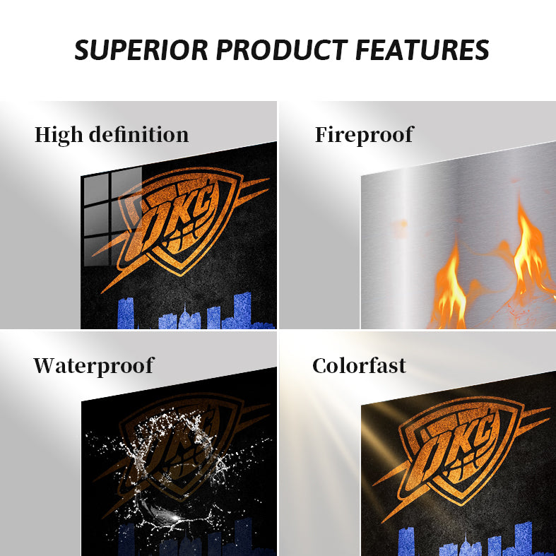 Oklahoma City Thunder Oklahoma City Oklahoma State Map