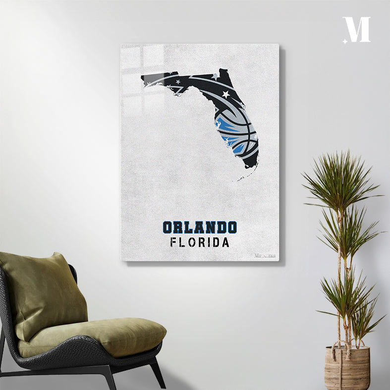 Orlando Magic Orlando Florida State Map