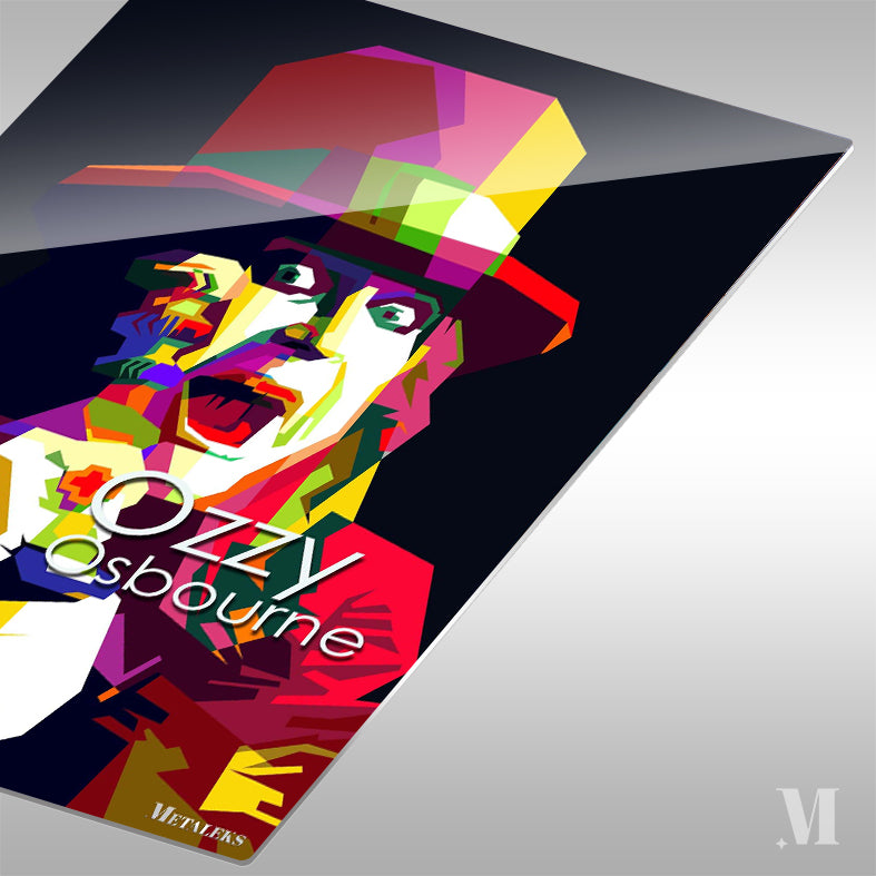 Ozzy Osbourne English Metal Dad Pop Art WPAP H0801-25