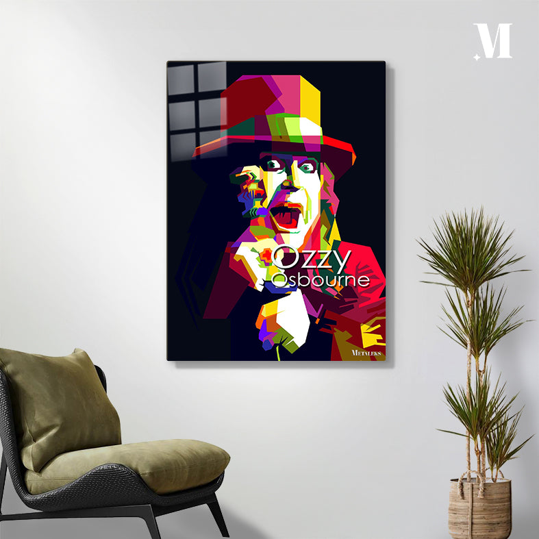 Ozzy Osbourne English Metal Dad Pop Art WPAP H0801-25