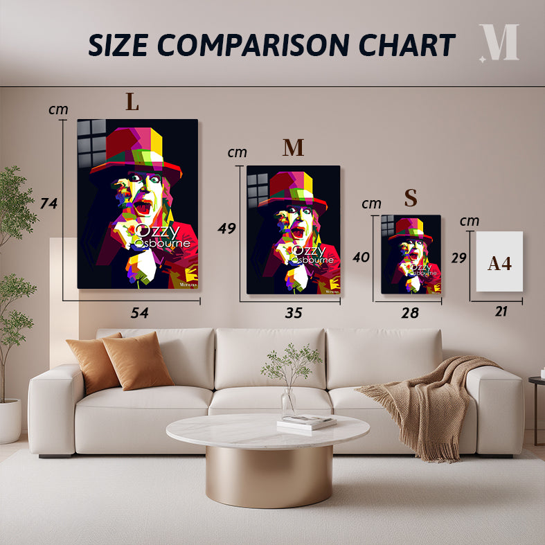 Ozzy Osbourne English Metal Dad Pop Art WPAP H0801-25