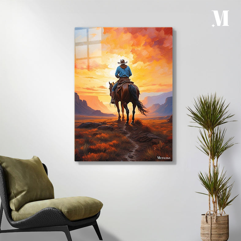 Painting of People Riding Horses