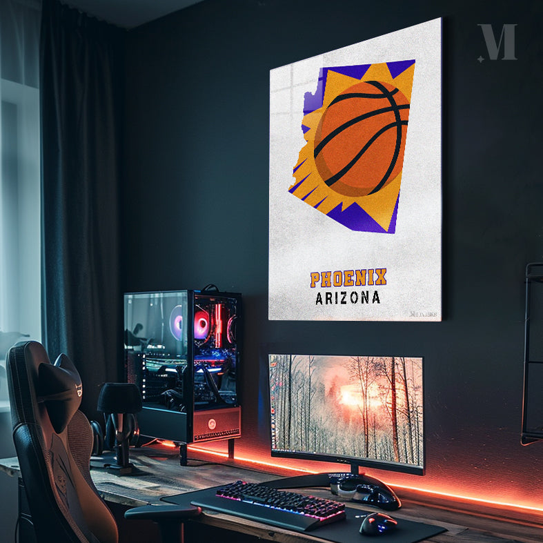 Phoenix Suns Phoenix Arizona State Map