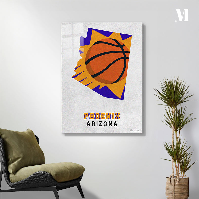 Phoenix Suns Phoenix Arizona State Map