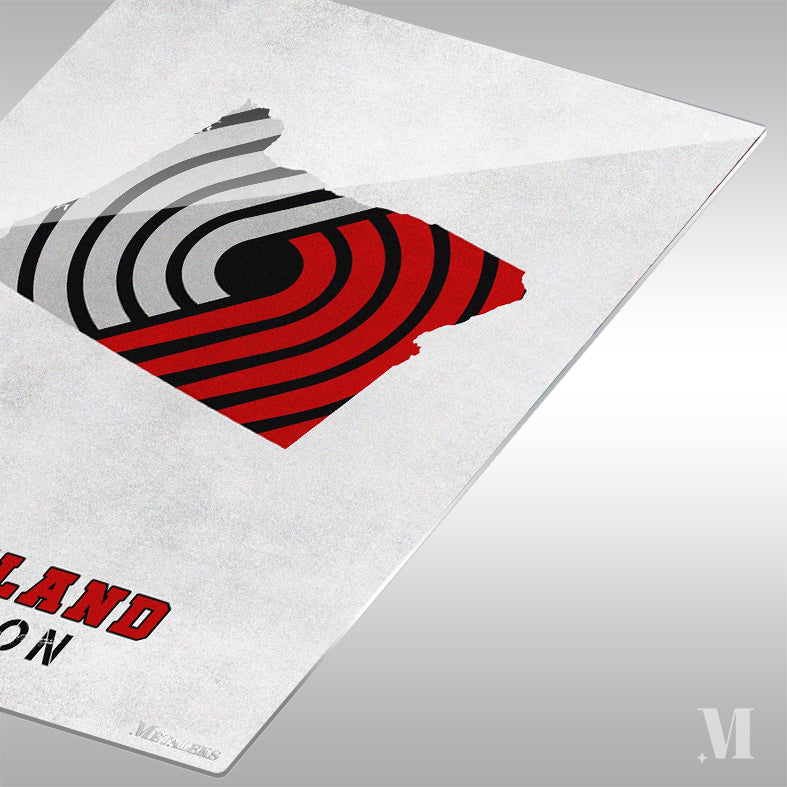Portland Trail Blazers Portland Oregon State Map
