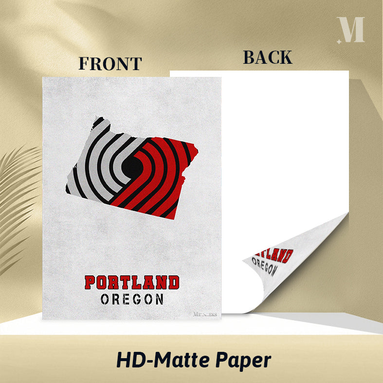 Portland Trail Blazers Portland Oregon State Map
