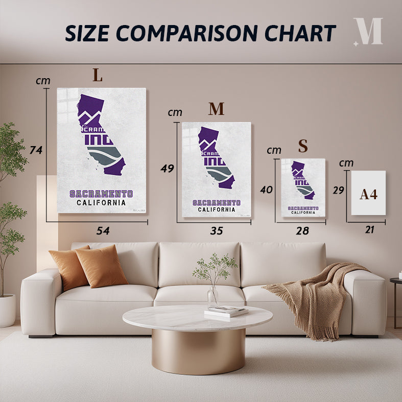 Sacramento Kings Sacramento California State Map