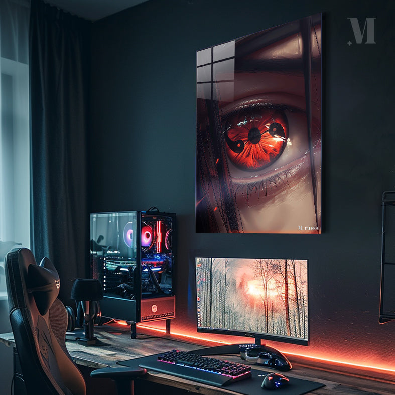 Sasukeuchiha sharingan eye