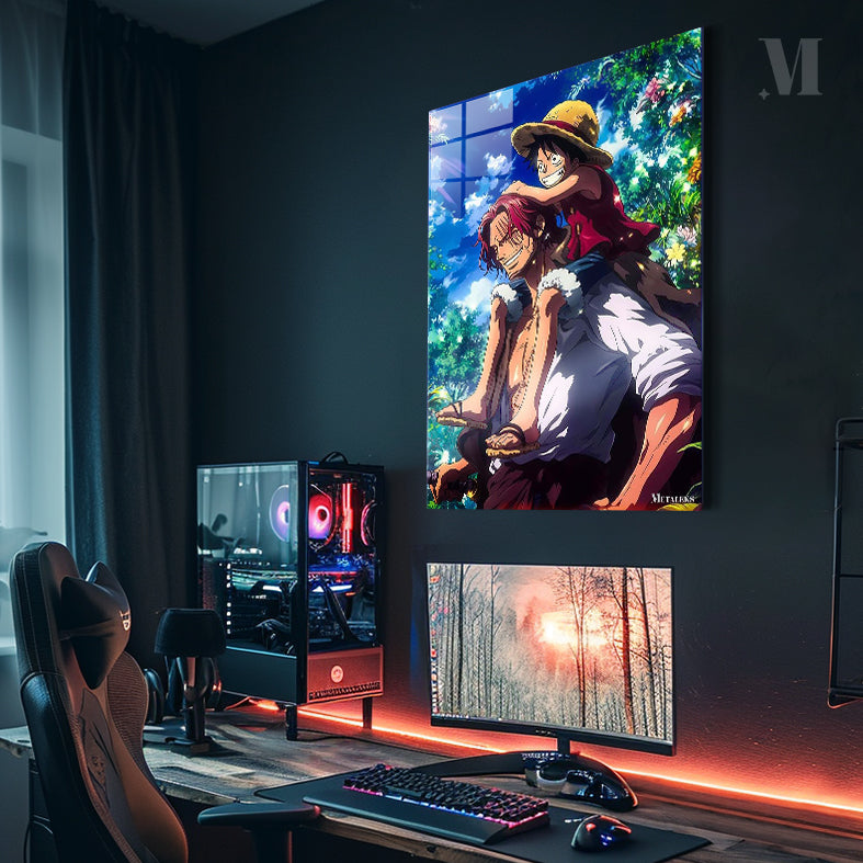Shanks Luffy One Piece A0717