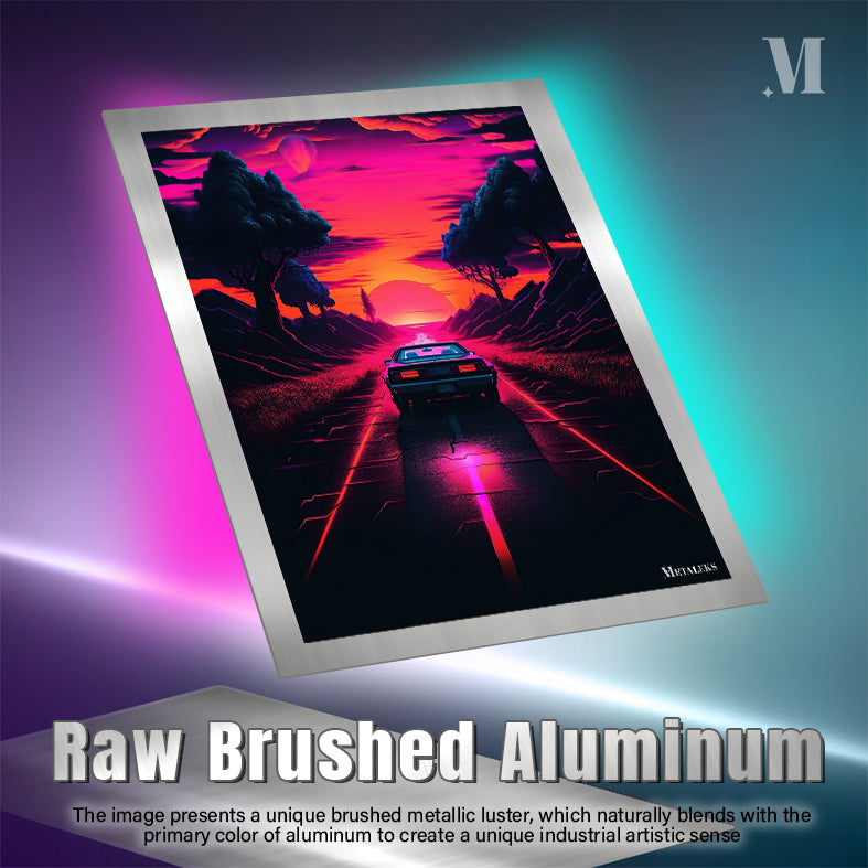 Synthwave Car on Road
