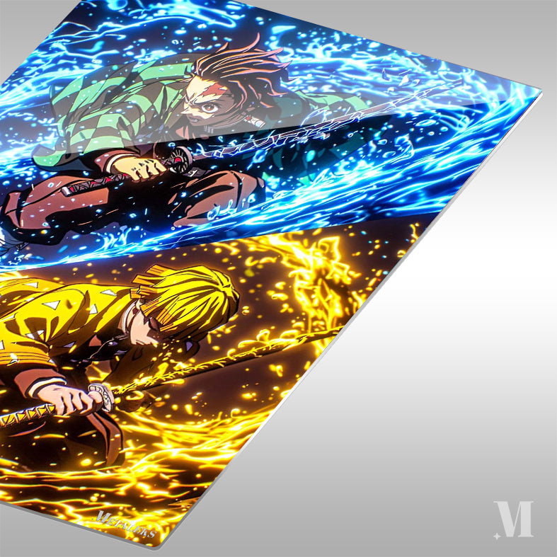 Tanjiro Kamado Zenitsu Agatsuma Demon Slayer A0722