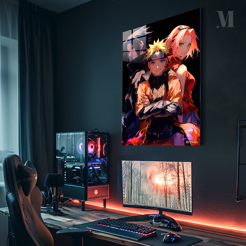 Team 7 Sasuke, Naruto, Sakura Anime Naruto