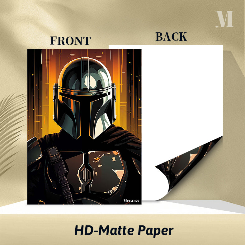 The Mandalorian on fire