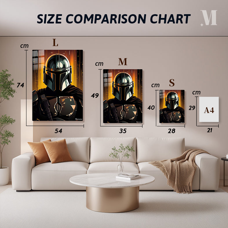 The Mandalorian on fire