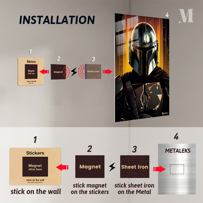 The Mandalorian on fire