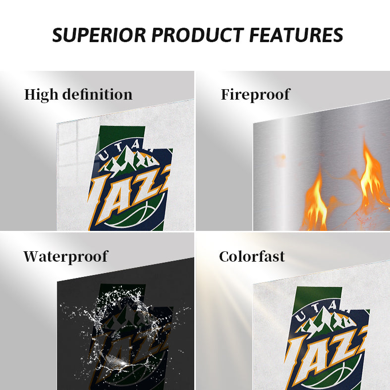 Utah Jazz Salt Lake City Utah State Map