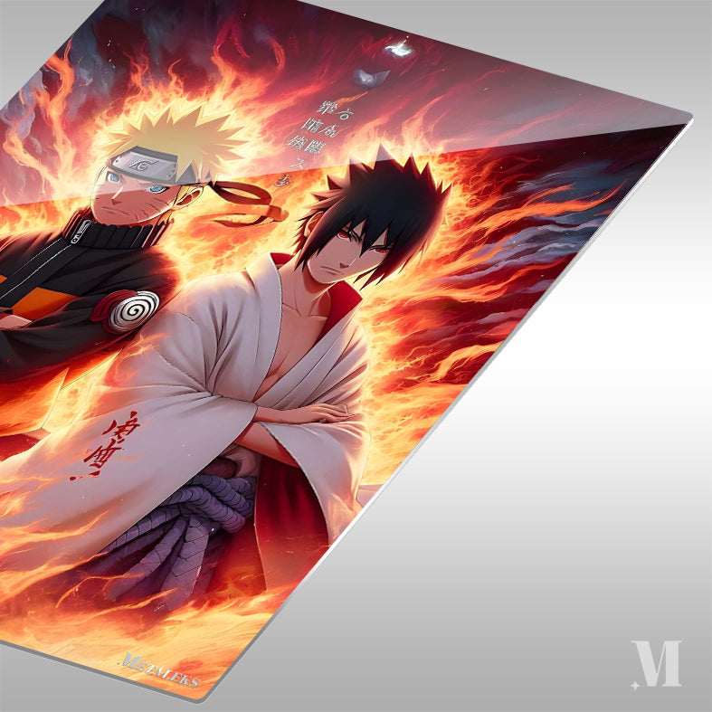 Uzumaki Naruto and Sasuke Uciha