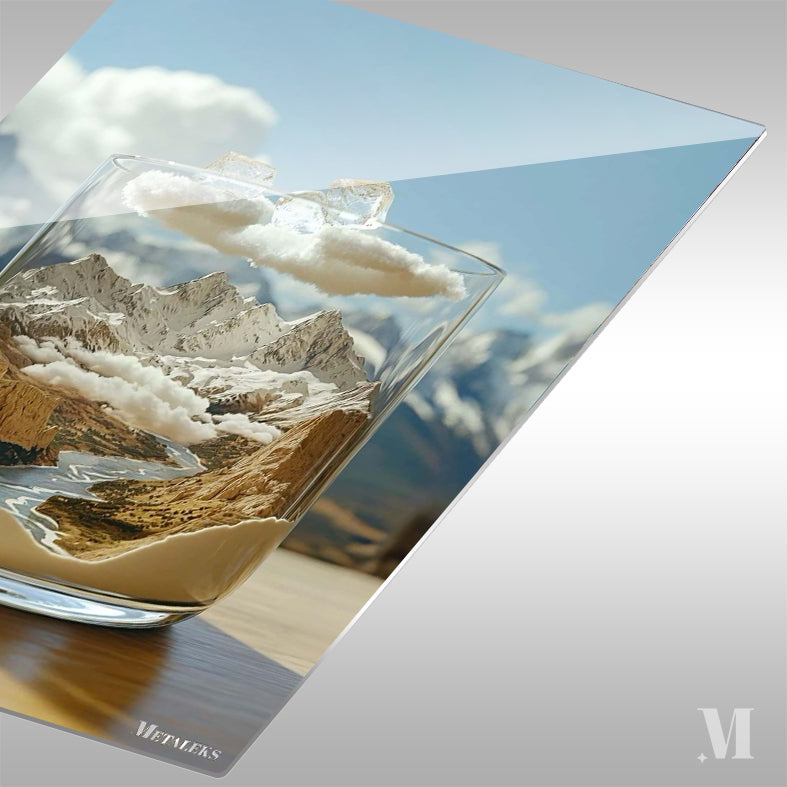 Volcano in a coffee cup-M2712