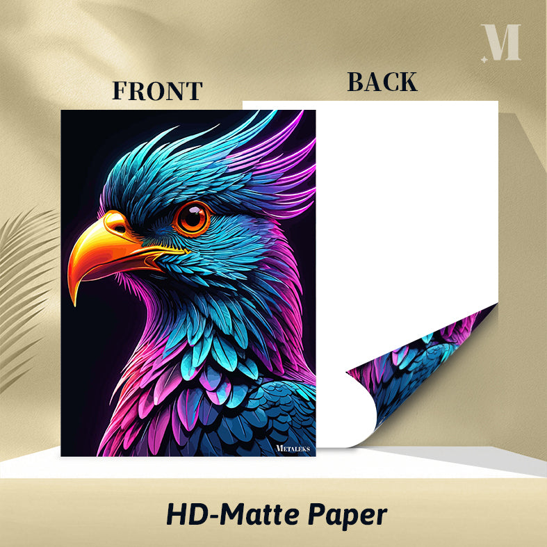a half face bird