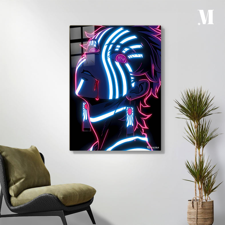 akaza neon art