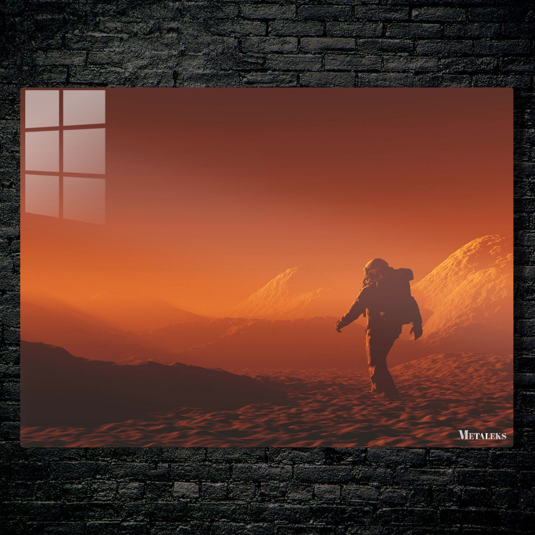 astronaut on the mars