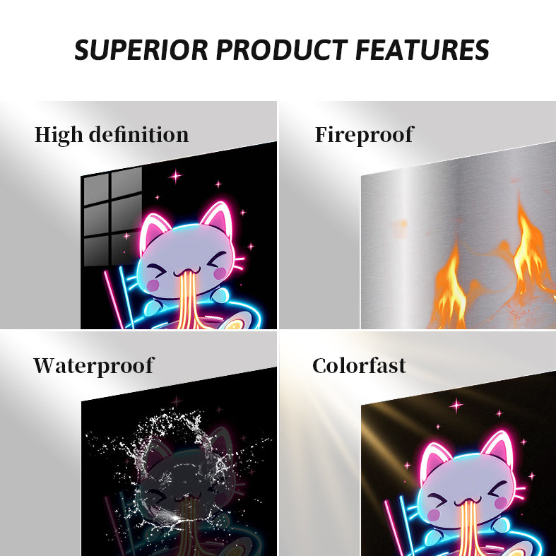cat neon light CS082925