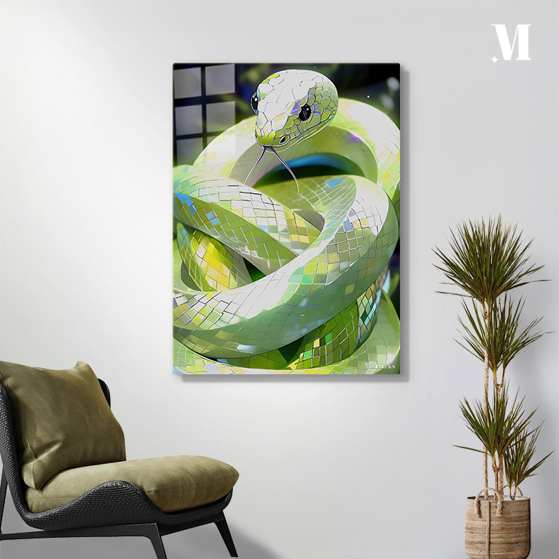 green viper snake