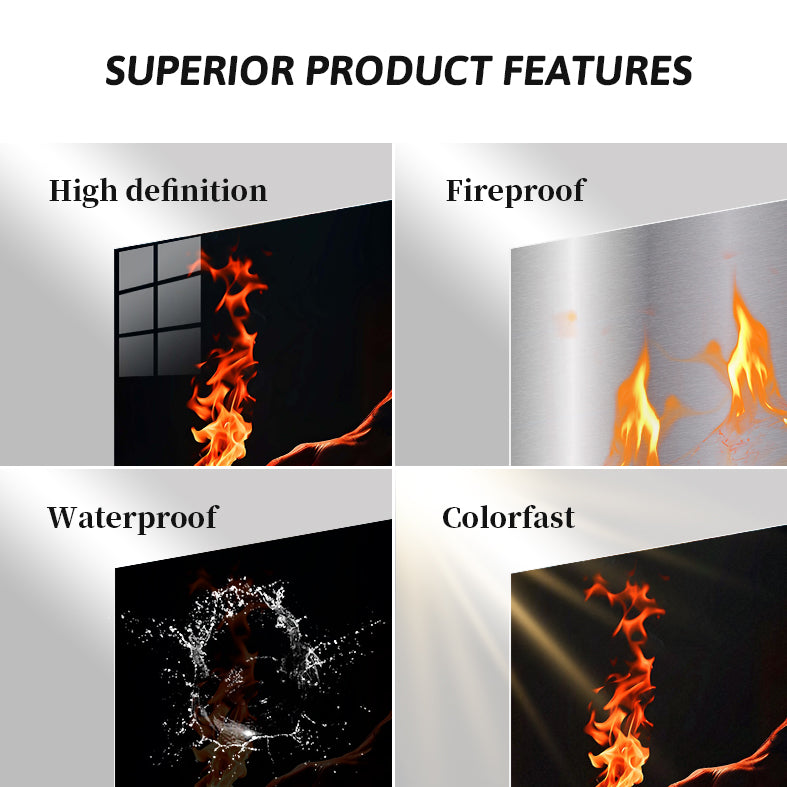 illustration of hot hands burning with fire