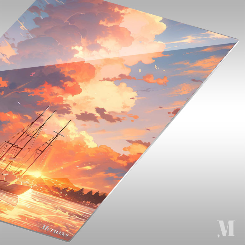 setting sun