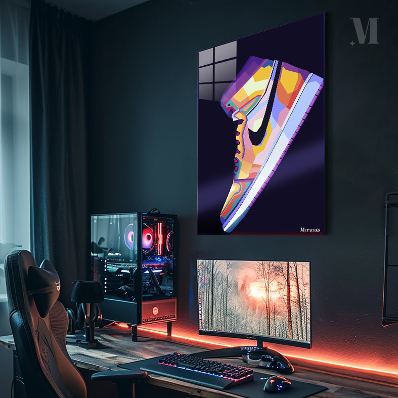 sneaker in pop art wpap