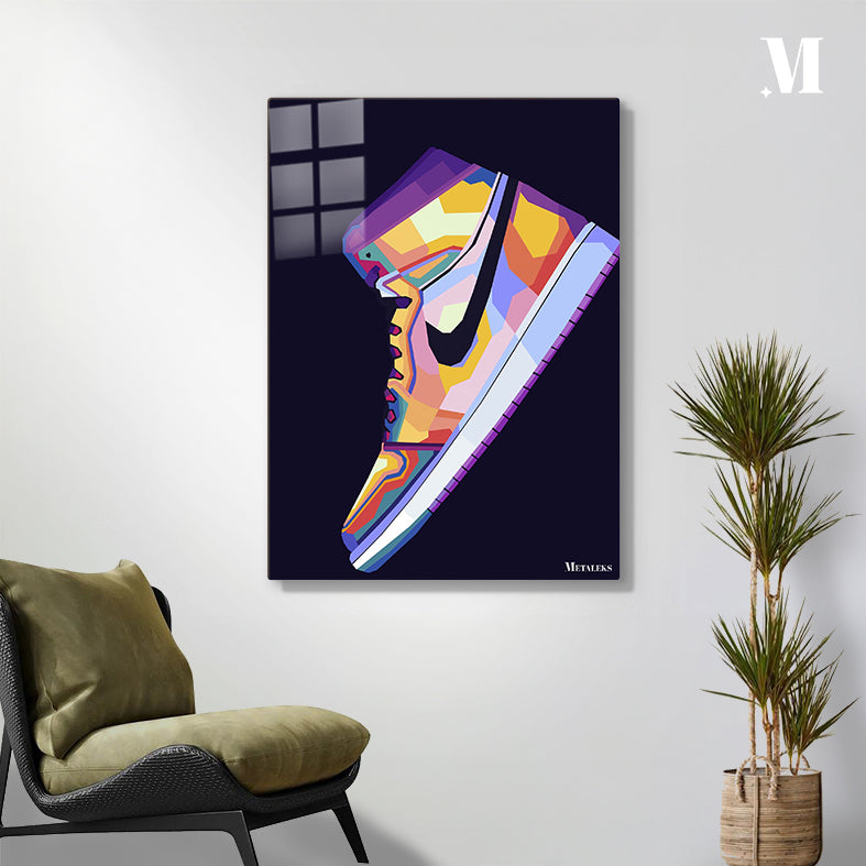 sneaker in pop art wpap