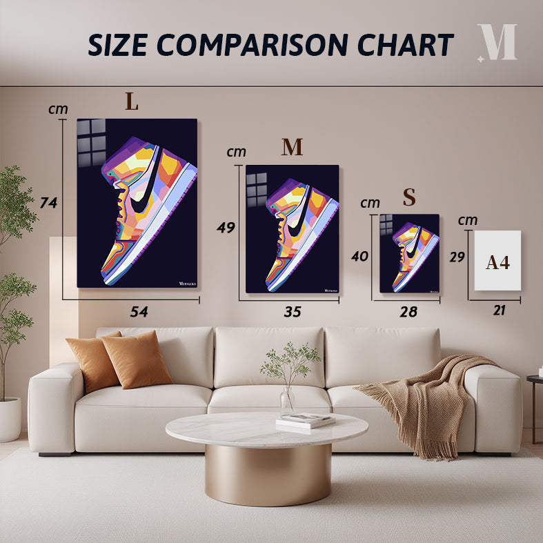 sneaker in pop art wpap