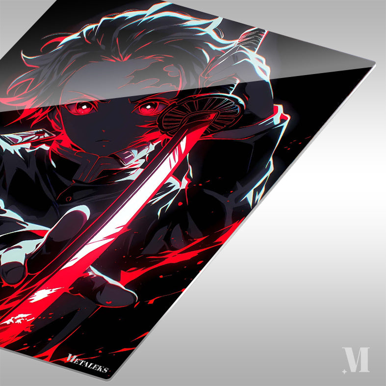tanjito kamado neon portrait
