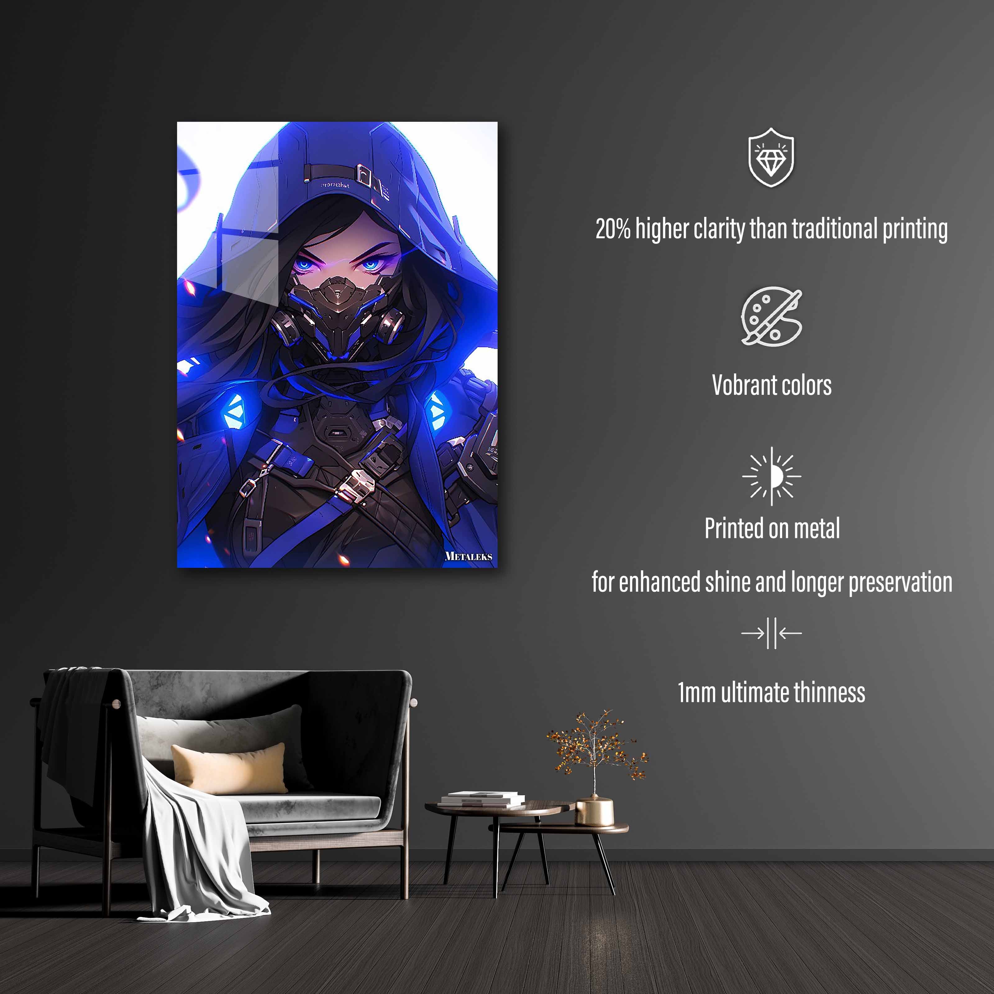 Blue Cyber-Ninja 1