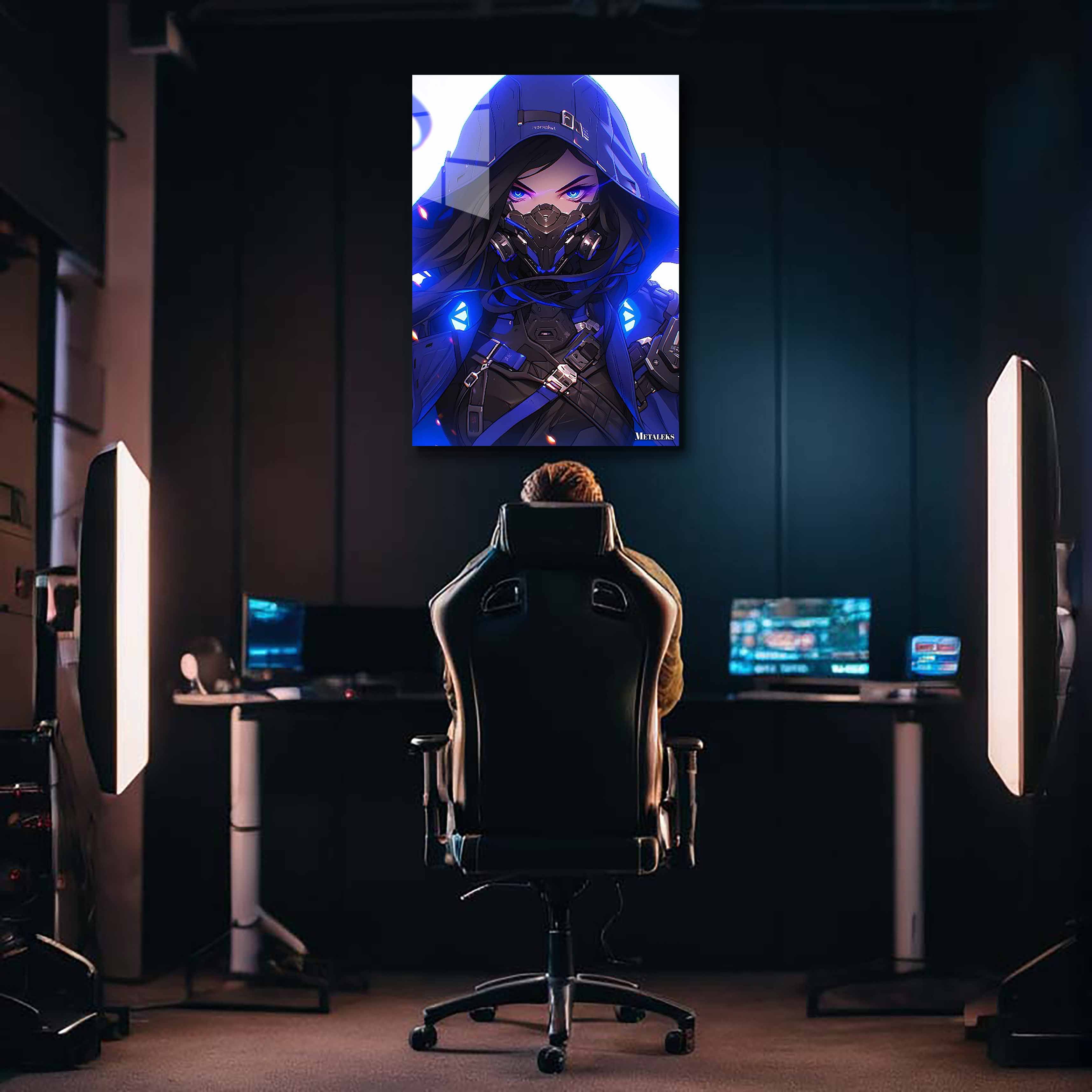 Blue Cyber-Ninja 1