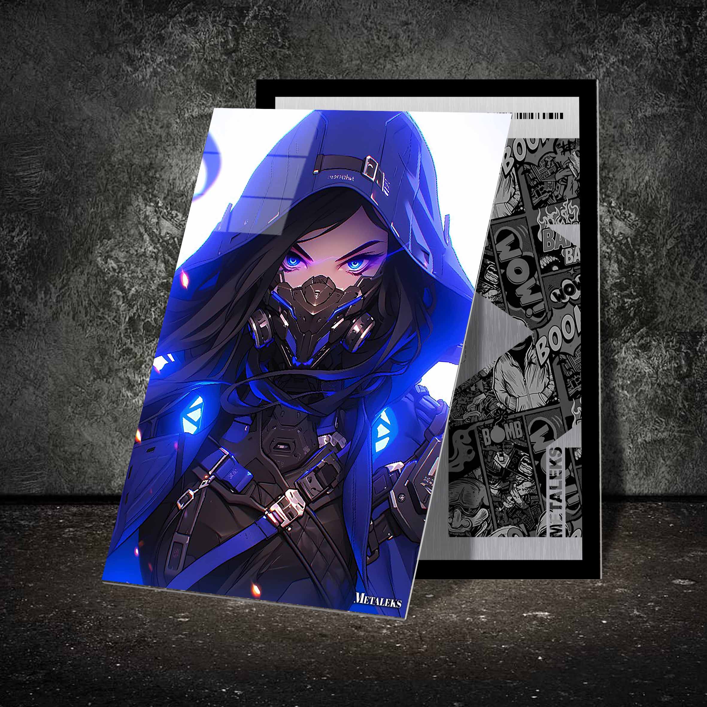 Blue Cyber-Ninja 1