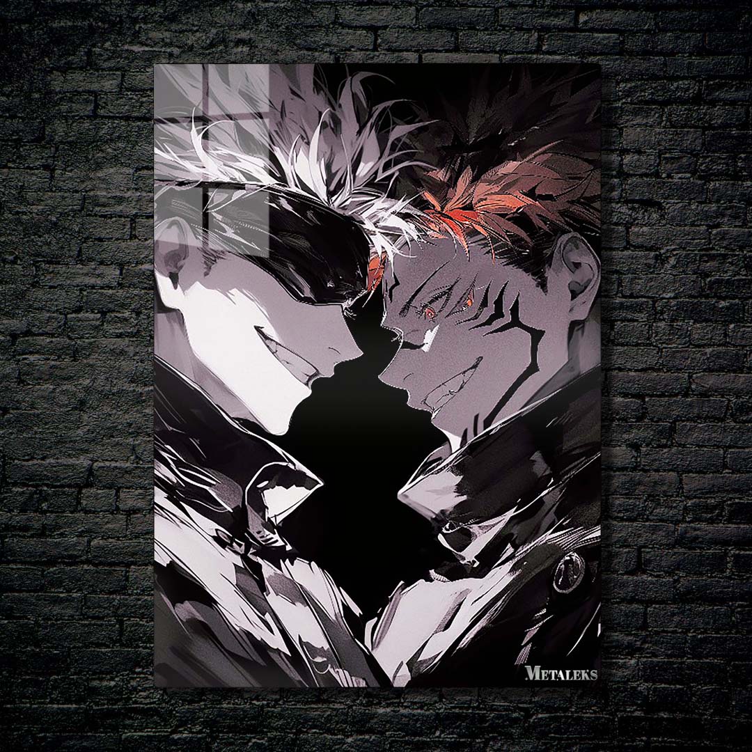 AE007 Sukuna And Gojo BW ~ Jujutsu Kaisen