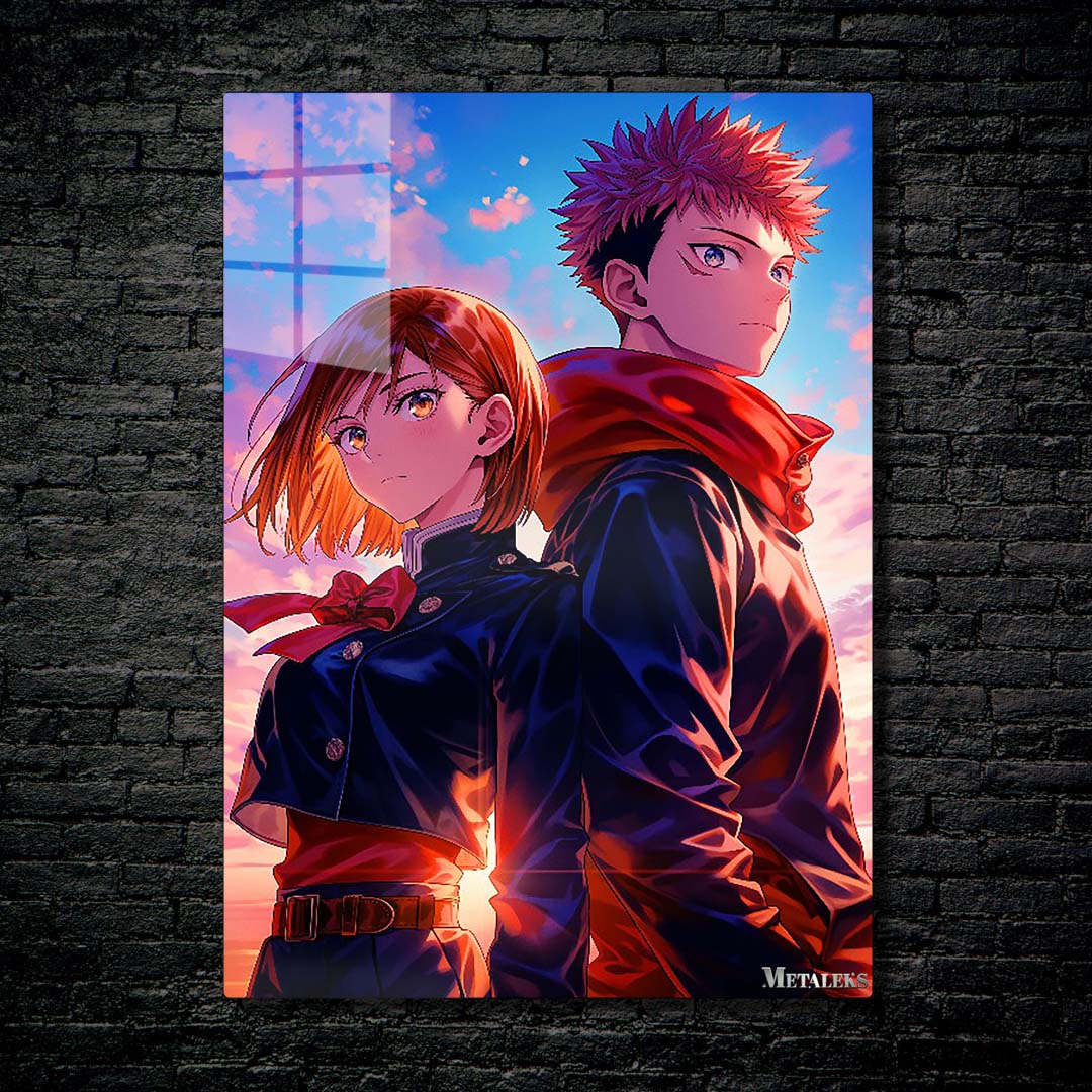 AE011 Nobara Kugisaki and Yuji Itadori - Jujutsu Kaisen