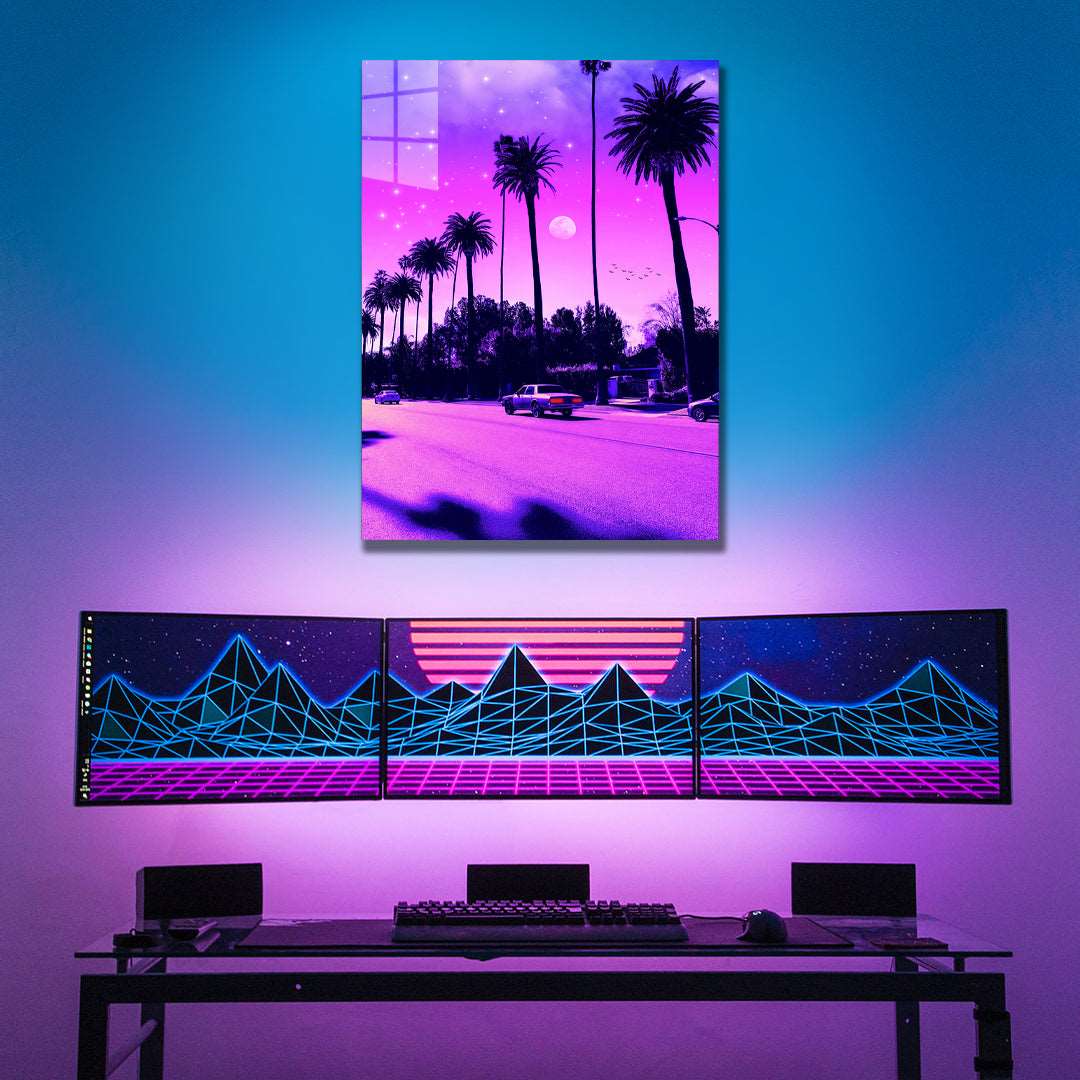 Aesthetic Cali drive-Artwork by @RITVIK TAKKAR