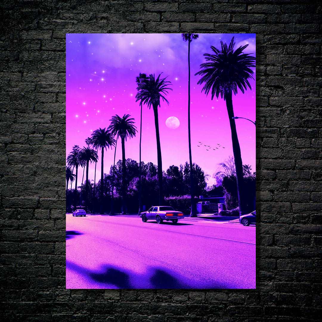 Aesthetic Cali drive-Artwork by @RITVIK TAKKAR