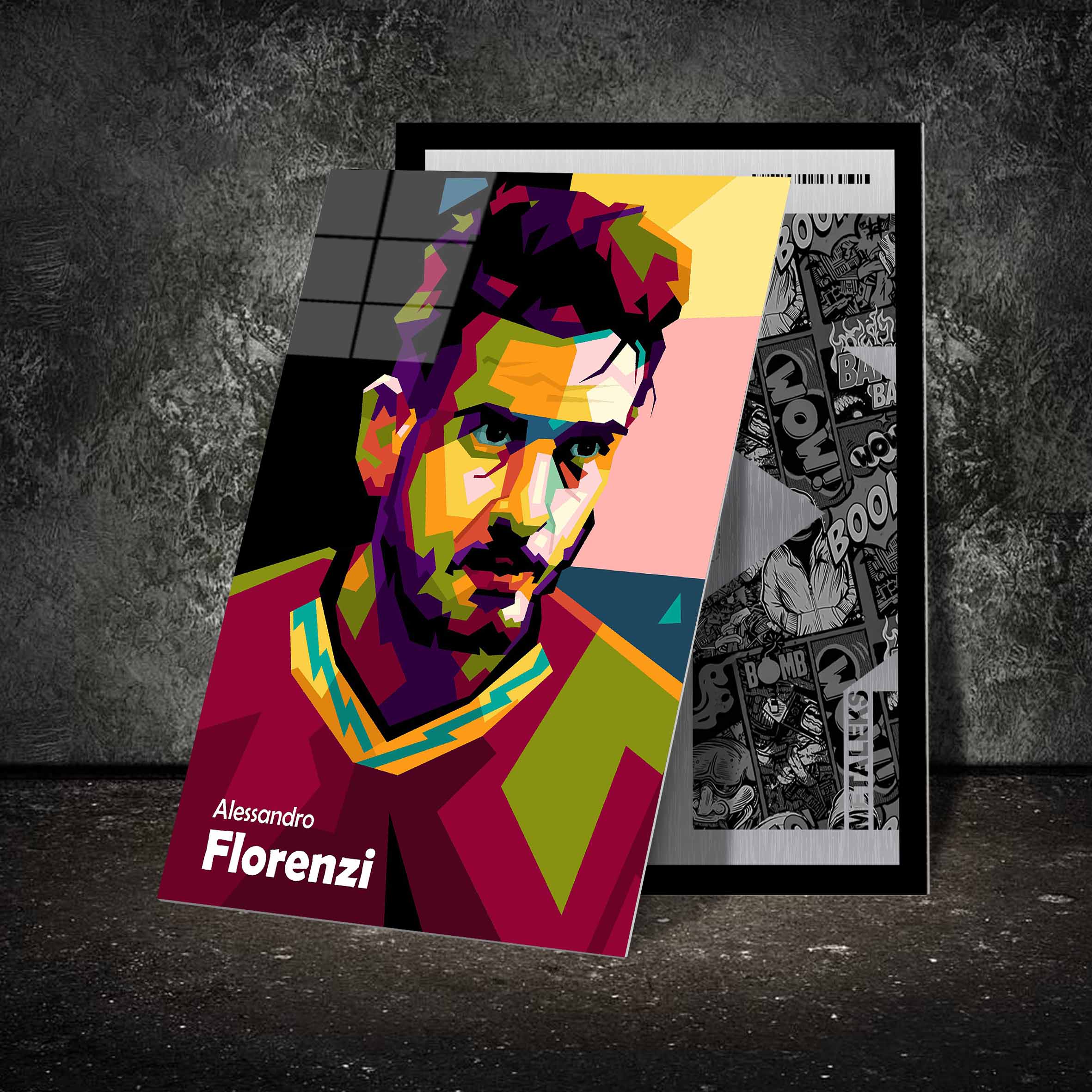 Alessandro Florenzi in amazing trending art