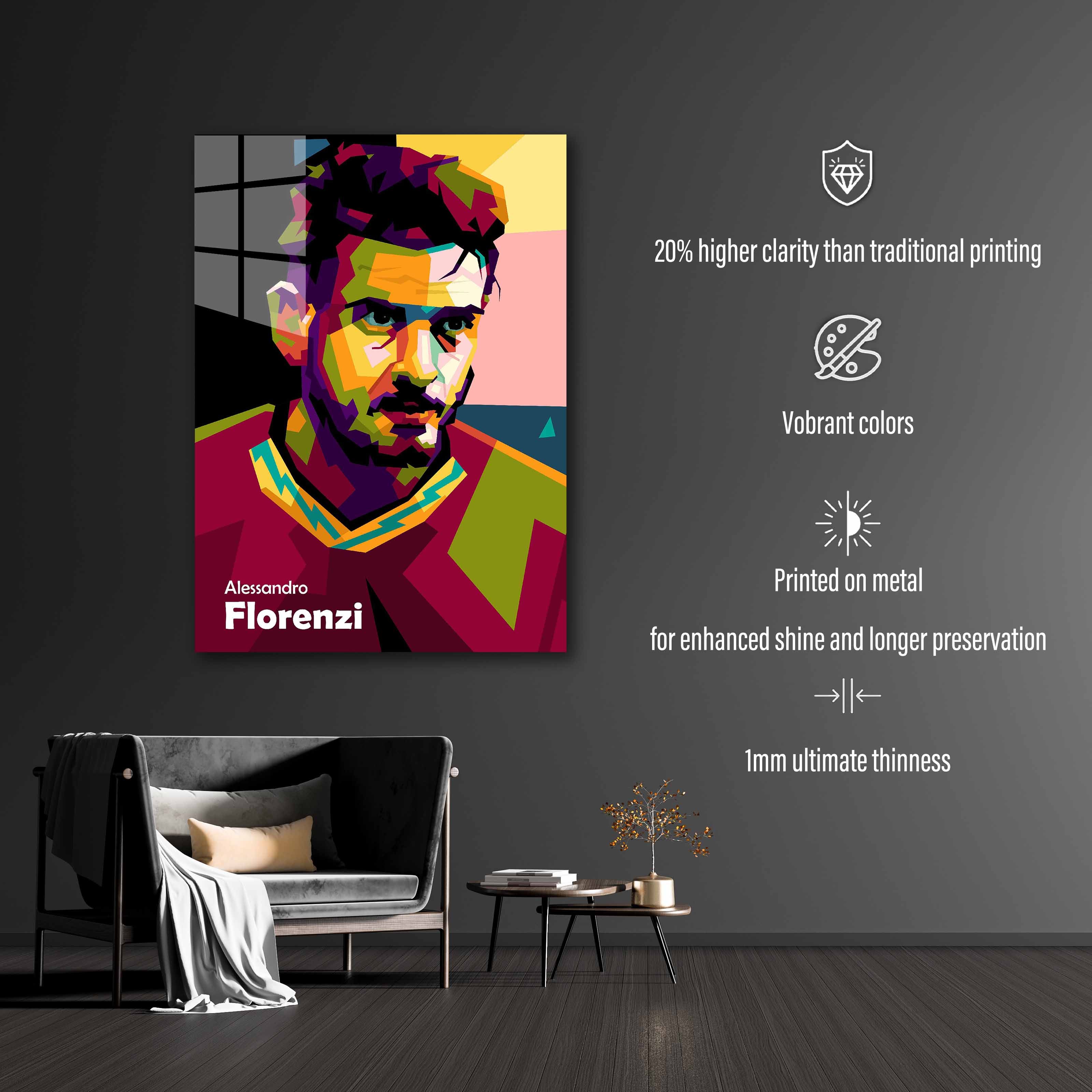 Alessandro Florenzi in amazing trending art