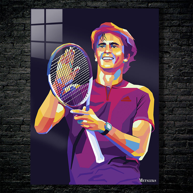 Alexander Zverev wpap popart