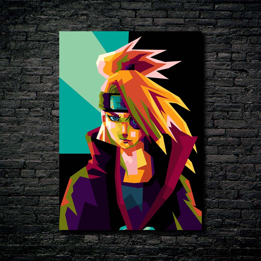 Anime Naruto Deidara in pop art trending